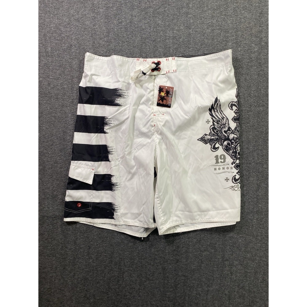 Joe Boxer Board Shorts Mens Tropical Surf Swim Mesh Lined Trunks Size XXL